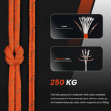 550 Reflective Paracord 7 Inner Core Type III - 550lb Breaking Strength
