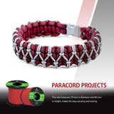 2mm Reflective Paracord 1 Inner Core Type I - 100lb Breaking Strength