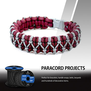 3mm Reflective Paracord 3 Inner Core Type II - 425lb Breaking Strength –  AbmaCord